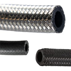 Racetronix Hose - Rubber Braided